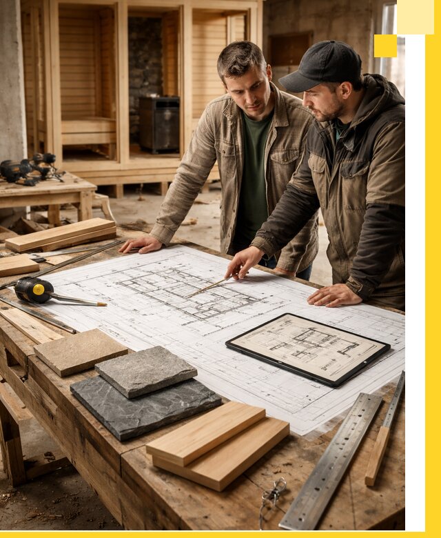 Проекты бань под ключ и планы строительства в Азове