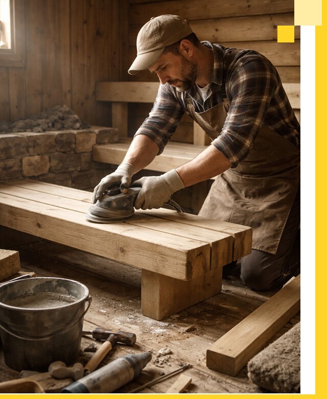 Ремонт бань под ключ в Азове с гарантией качества и сроков