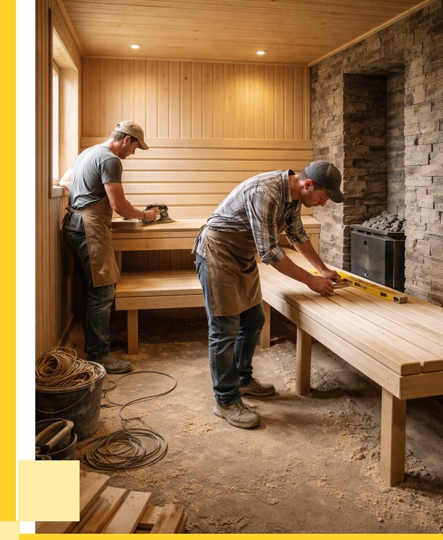 Отделка бани в Азове: внутренняя отделка от 3081 р. | ЭриданАзв