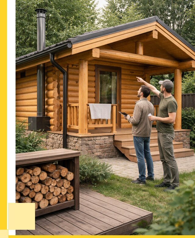 Бани для дачи под ключ в Азове от 256725 р. | ЭриданАзв