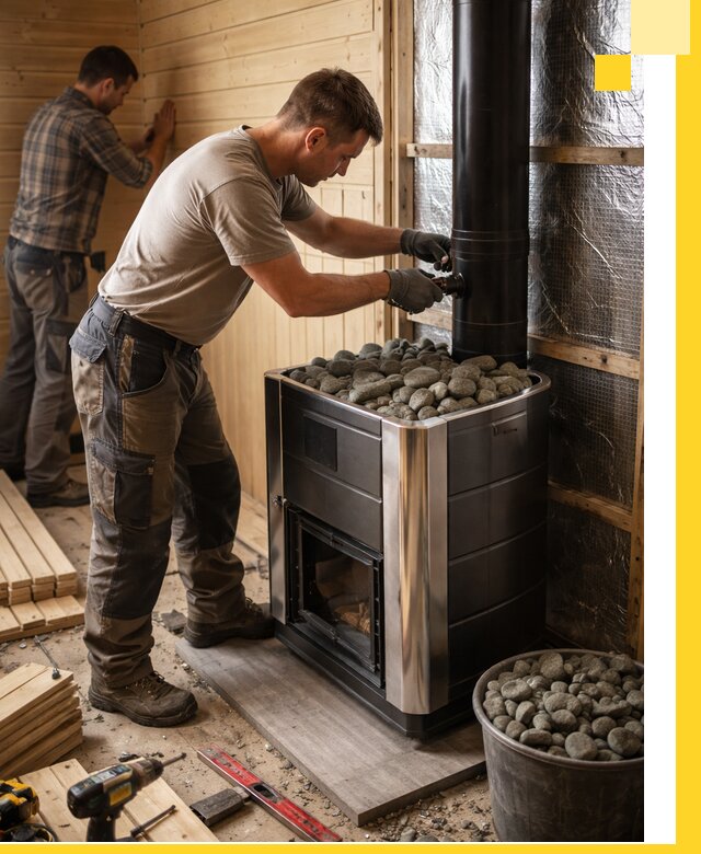 Проектирование и строительство парилок для бани в Азове под ключ