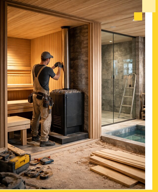 Полное строительство банных комплексов под ключ в Азове