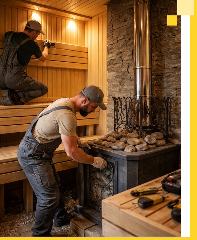 Комплексный дизайн бань, саун и зон отдыха в Азове