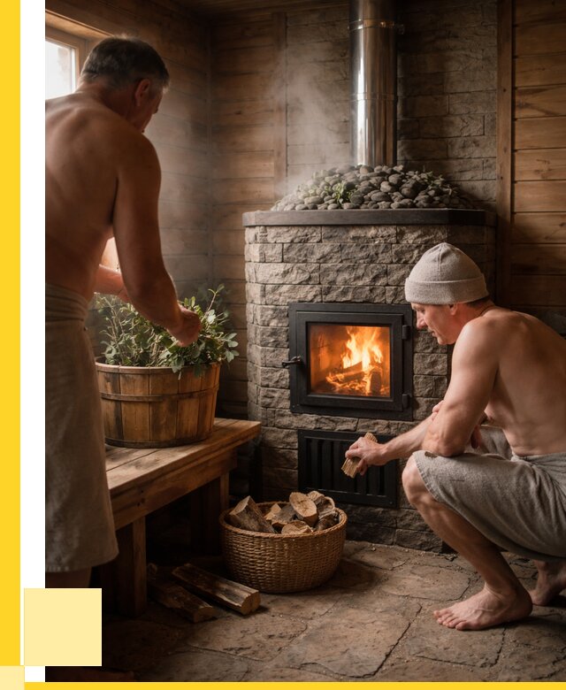 Банные печи под ключ в Азове от 46211 р. | ЭриданАзв кирпичная