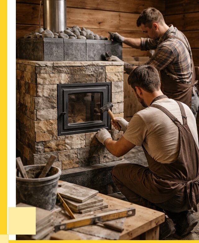 Облицовка банной печи в Азове от 15404 р. | ЭриданАзв