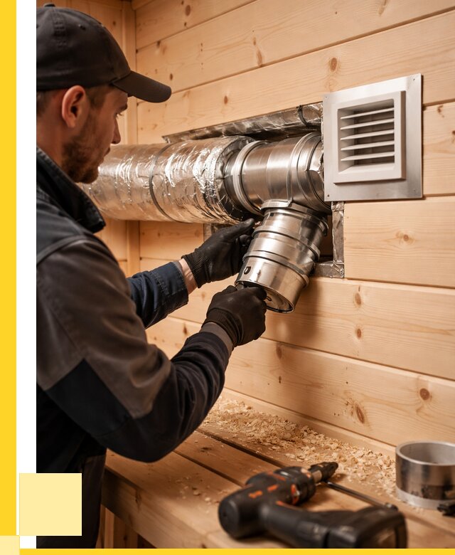 Монтаж вентиляции бани в Азове от 12323 р. | ЭриданАзв