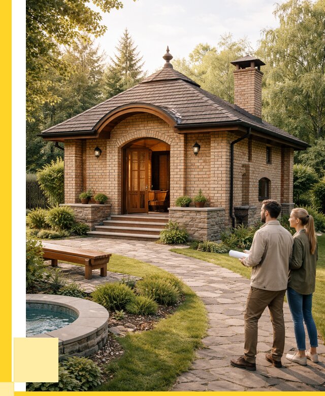 Проект кирпичной бани в Азове от 30807 р. | ЭриданАзв