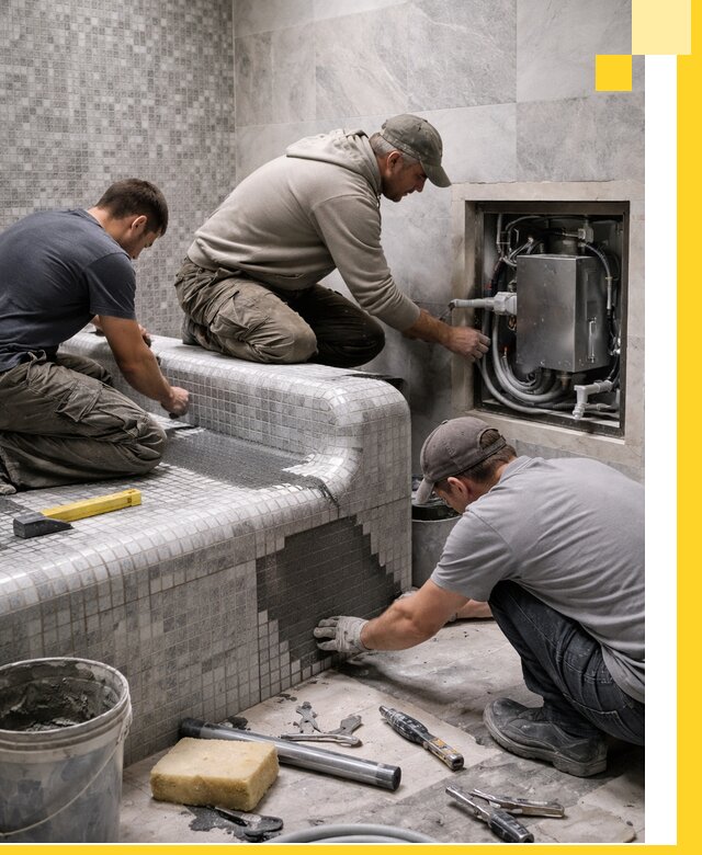 Проекты хамамов под ключ в Азове и дизайн и строительство