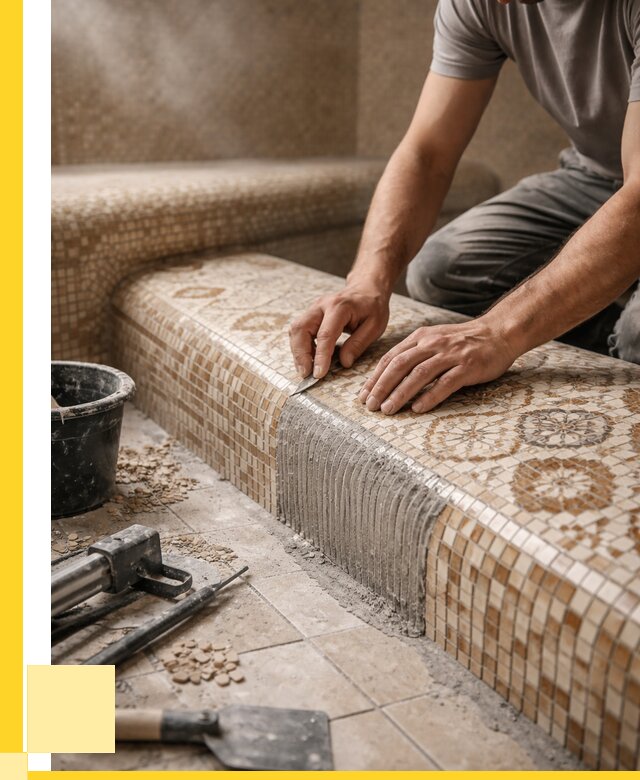 Плитка для хамама под ключ в Азове от 3594 р. | ЭриданАзв